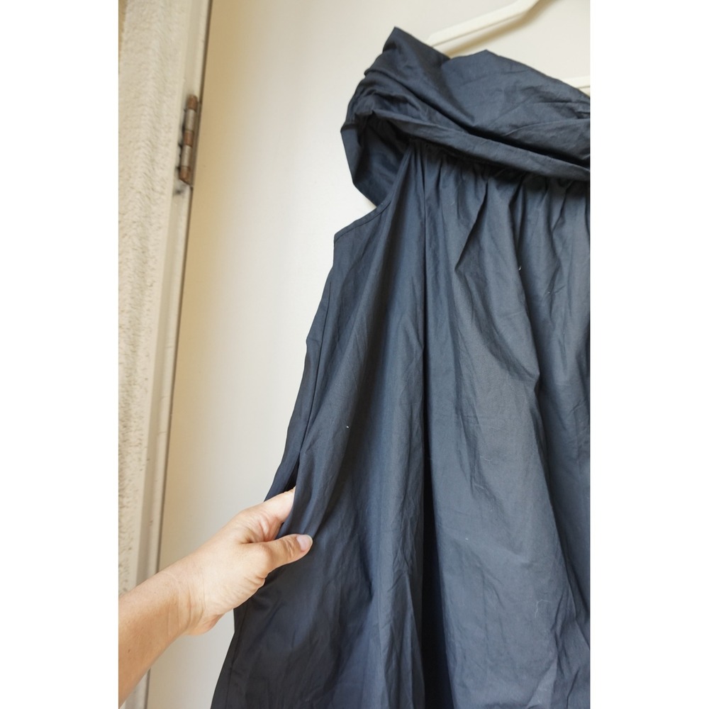 COMMENSE Black Off The Shoulder Drape Neck A-line Dress XL NWT - Picture 4 of 6